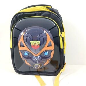 Transformers Bumblebee 3D Hardshell Backpack Black Yellow Autobot School Bag